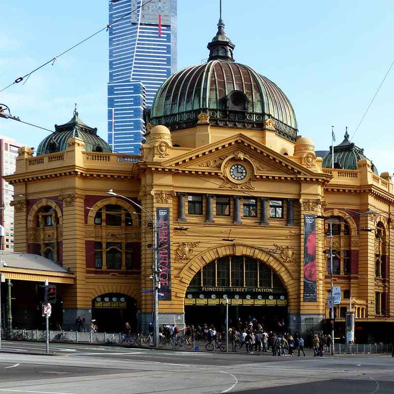 Estación de Flinders Street, en Melbourne