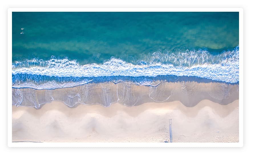 Playa vista aerea Australia