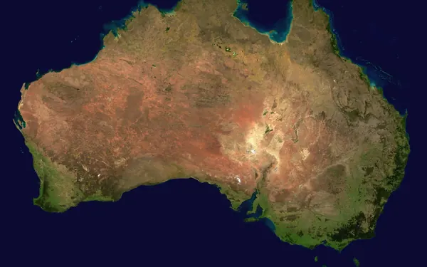 Mapa de Australia
