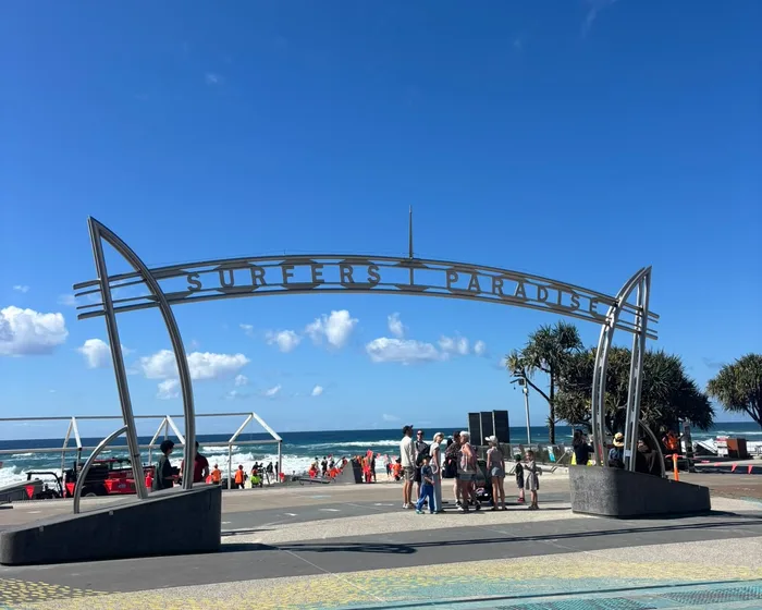 El arco de Surfers Paradise, en Gold Coast