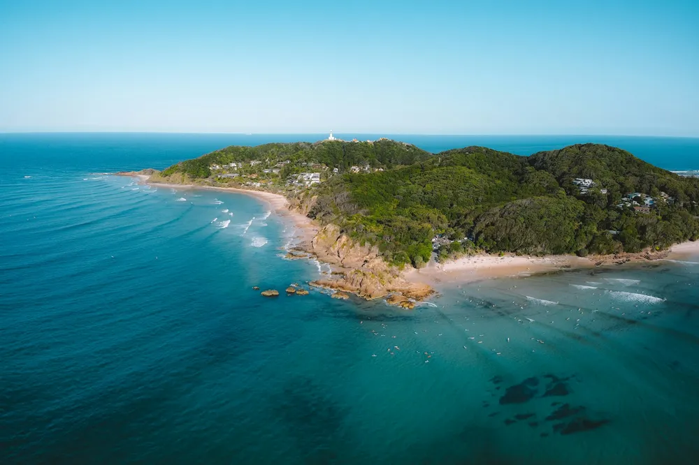 El cabo de Byron con su faro
