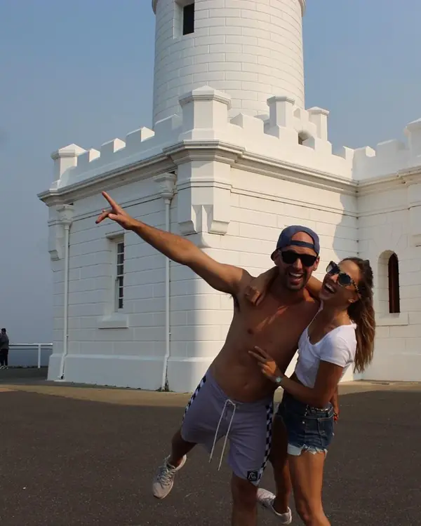 Estudiantes de Salta en el faro de Byron Bay