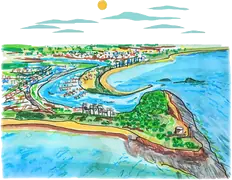 Ilustración de la Sunshine Coast