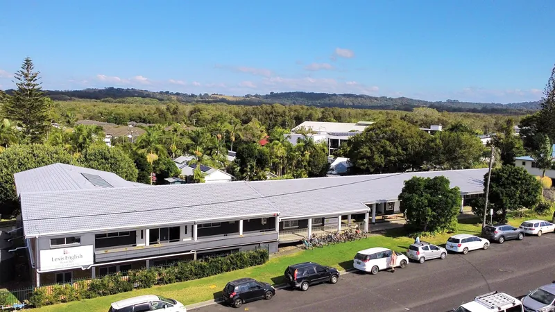 El campus de Lexis Byron Bay desde el aire