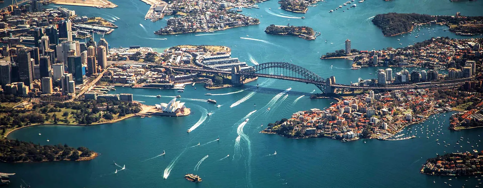Vista aérea de Sydney